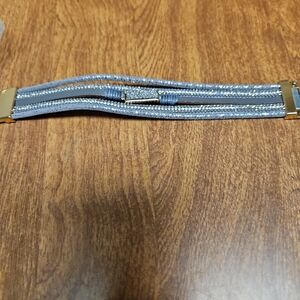 New gray druzy stone bracelet